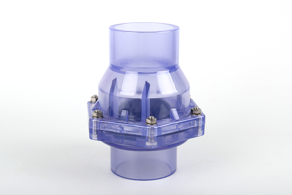 海丰透明翻板式止回阀